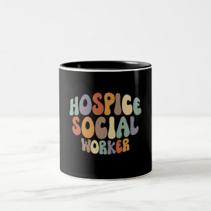 Hospice Social Worker Proud Career-yrke Två-Tonad Mugg