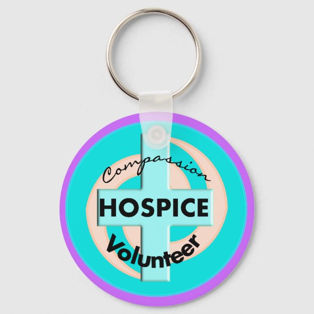 Hospice Volunteer Gifts (rabatterat pris) Nyckelring (Framsida)