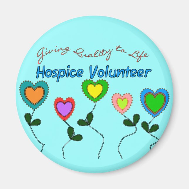 Hospice Volunteer Shirts and Gifts Magnet (Framsidan)