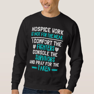 Hospice Work Cute Hospice Doktor Nurse Shirt Gift Lång Ärmad Tröja