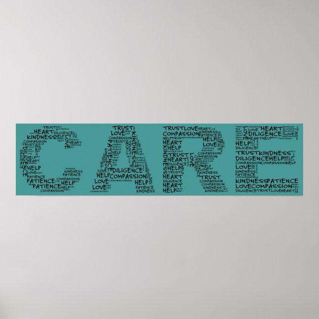 Hospice Workers ger en Caring-anda Poster (Framsidan)