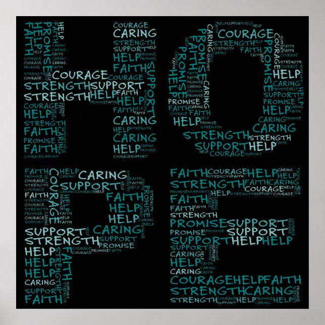 Hospice Workers ger hopp i en anda Poster (Framsidan)