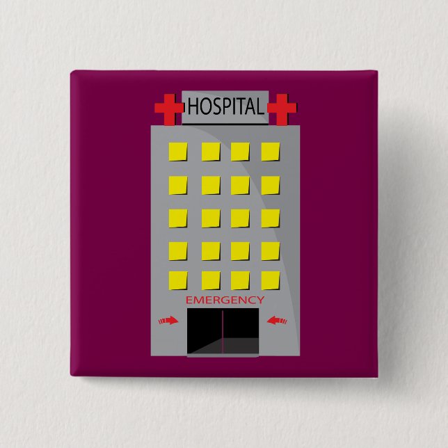 Hospital Building Emergency Entrance Knapp (Framsida)