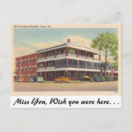 Hospital, Jesup, Georgien Vykort