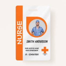Hospital Staff Photo ID Badge