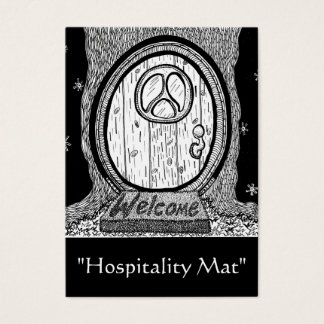 "Hospitality Mat" ACEO-kort för konsthandel Visitkort