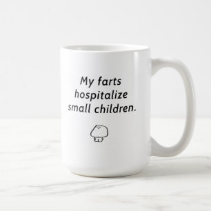 "Hospitalize min fisar småbarn ", Kaffemugg