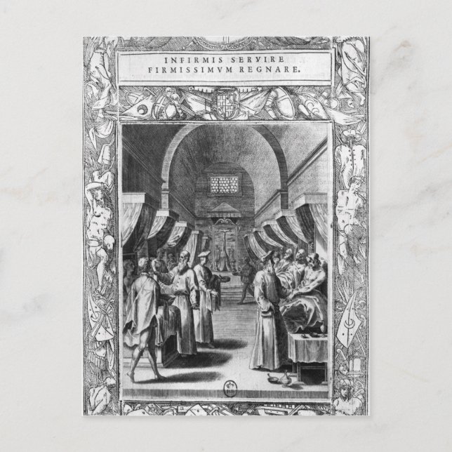 Hospitallers of the Order of St. John Vykort (Framsida)