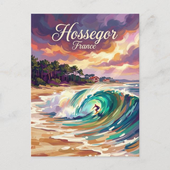Hossegor France Vykort (Framsida)