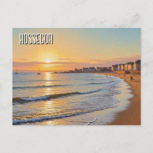 Hossegor Frankrike Sunset-strand Vykort