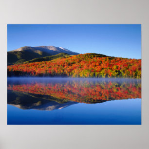 Höst Adirondack Mountains   New York Poster