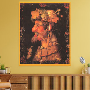Höst, Allegorical Painting. Canvastryck