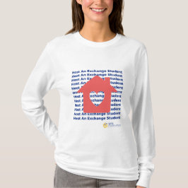 Host An Exchange Student - Women Långärmad T Shirt