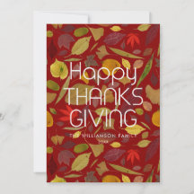 Höst Anpassade Glad Thanksgiving