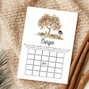 Höst Äpple i våra ögon Baby Shower Bingo Spel