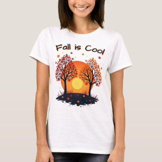 Höst är coolt - Säsongsbetonat - Grundläggande T-s T Shirt