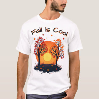 Höst är coolt - Säsongsbetonat - Herrarnas grundlä T Shirt