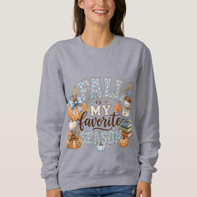 Höst är min favoritårstid t shirt (Framsida)