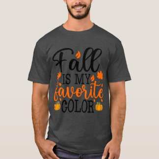 Höst är min favoritfärg Söt och enkel höst Tha T Shirt