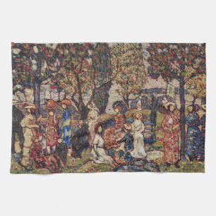 Höst av Maurice Prendergast, Vintage Fine Art Kökshandduk
