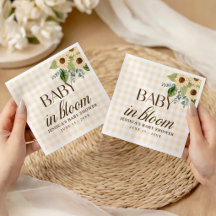 Höst Baby in Bloom Gingham Solros Favor