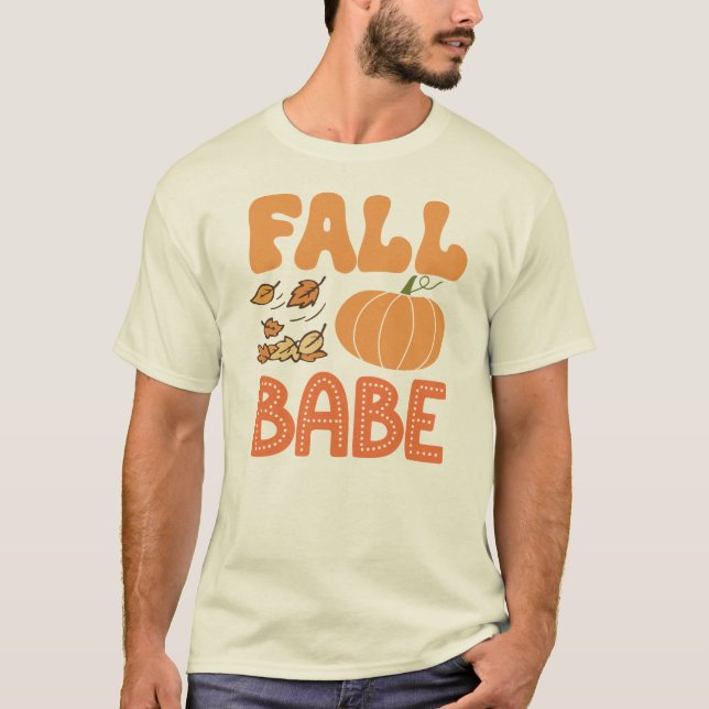 Höst Baby Retro Höst Höst Pumpor Kryddig Coquette  T Shirt (Framsida)