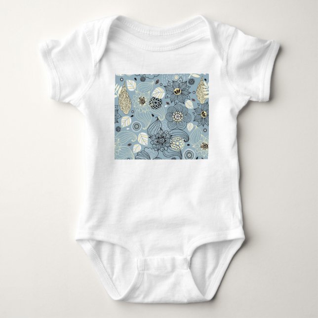Höst blommigt: Elegant Säsong Design T Shirt (Framsida)