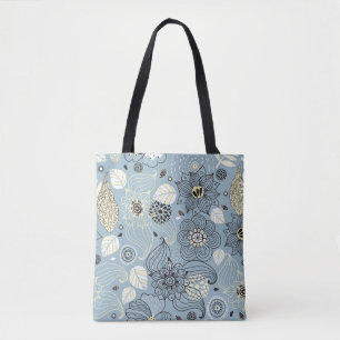 Höst blommigt: Elegant Säsong Design Tygkasse