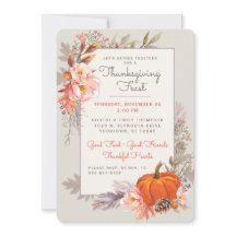 Höst | Botanisk inbjudan till Thanksgiving skörd