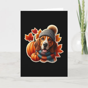 Höst Bracco Italiano Hundägare Thanksgiving Kort