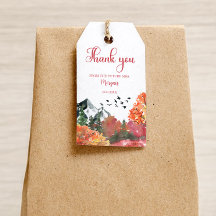 Höst Bröllopsdusch för tack till bruden