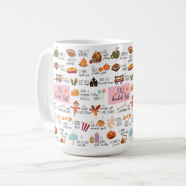 Höst Bucket List Kaffemugg (Framsida vänster)
