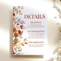 Höst Burgundy Orange Blommig Blomdetails 