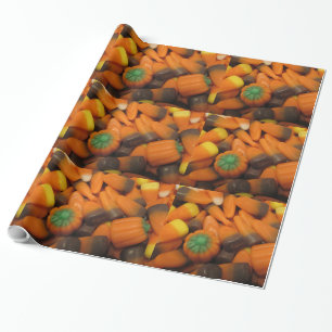 Höst Candy Corn Rutigt Presentpapper