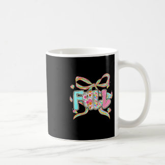 Höst Coquette Bow Pumpa Thanksgiving Höstblad Kaffemugg