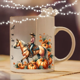 Höst Cowgirl-mugg Kaffemugg