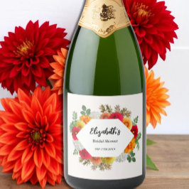 Höst Dahlia Blommig Bröllopsfest för Hösten