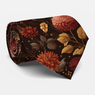 Höst Dahlia Blommor Höst Högtid Slips