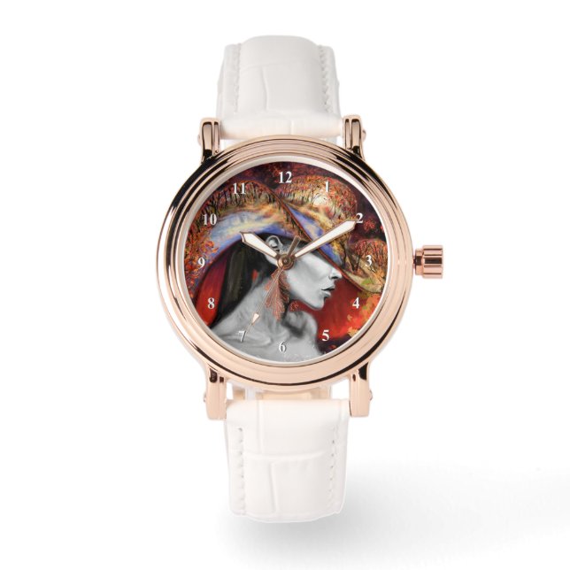 Höst Damhoroologi - Målning Armbandsur (Framsida)