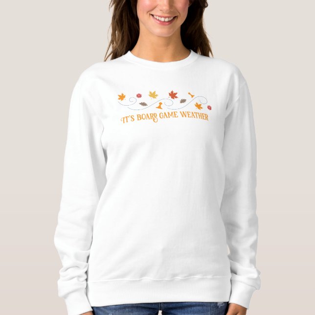 Höst Det Är Brädspelsväder T Shirt (Framsida)