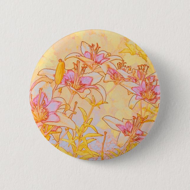 Höst - digitala vattenfärger knapp (Framsida)