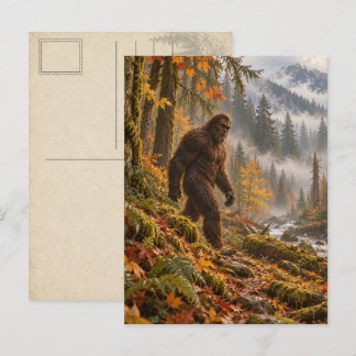 Höst Dimma Bigfoot Postkort Vykort