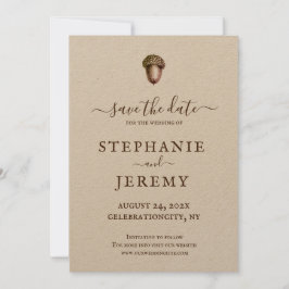 Höst Ekollon Spara datum Inbjudan