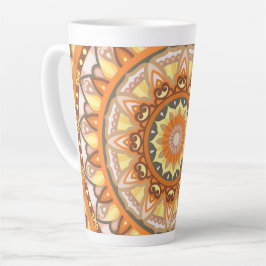 Höst Elegant Fall Mandala Design Mönster Boho 