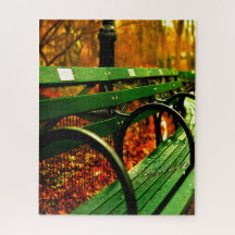 Höst - En plats i Central Park.