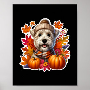 Höst Fall Glen Of Imaal Terrier Ter Hundägare Th Poster