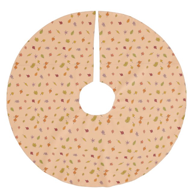 Höst Fall  Julgransmatta Borstad Polyester (Framsidan)