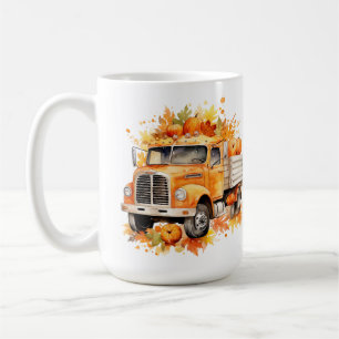 Höst - Fall Lastbil Kaffemugg