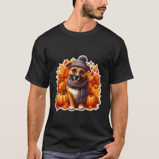Höst Fall Staffordshire Bull Terrier Hundägare V T Shirt