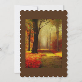 Höst, fall, thanksgiving, kort